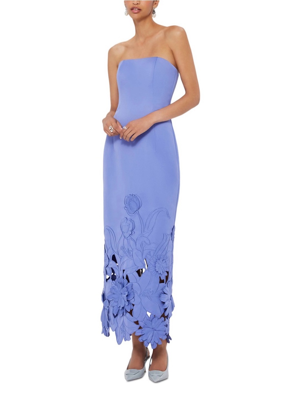 Leo Lin Periwinkle Maxi Dress - Picture 4 of 9